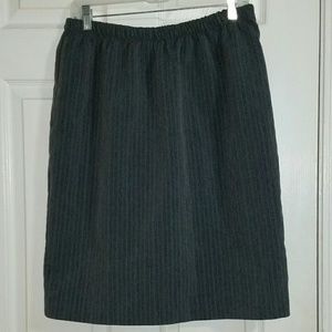 Grey Midi Skirt